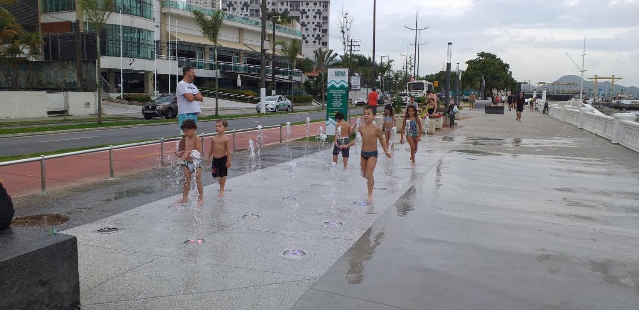 Maravilhoso Apartamento Ao Lado Do Aquario Santos  Exterior foto
