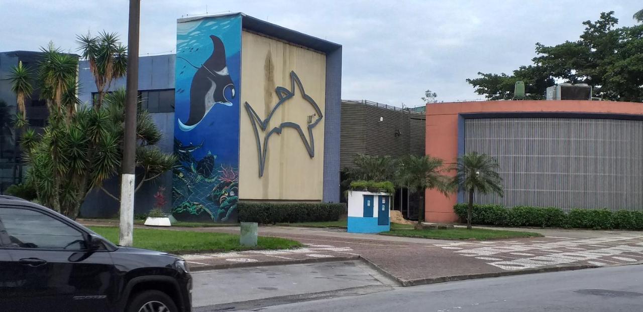 Maravilhoso Apartamento Ao Lado Do Aquario Santos  Exterior foto